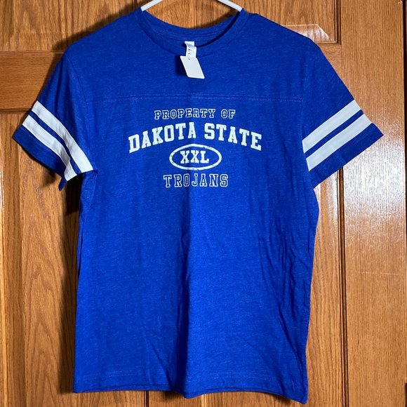 DAKOTA STATE UNIVERSITY TROJANS DSU Madison SD Youth Girl's L T-Shirt Shirt NWT - Picture 2 of 5